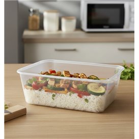 Tarrina Plastico Rectangular PP 750 ml (50 Uds)