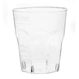 Vaso Plastico Chupito Transp. PS Ø45mm 20ml (50 Uds)