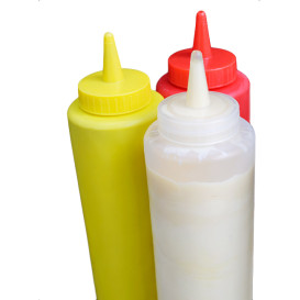 Peras para Salsas Plástico Translúcido 240ml (6 Uds)
