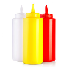 Peras para Salsas Plástico Translúcido 360ml (6 Uds)