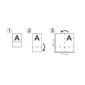 Servilletas de Papel Sulfito Miniservis Blanca 17x17cm (200 Uds)