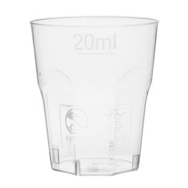 Vaso Plastico Chupito Transp. PS Ø37mm 25ml (50 Uds)