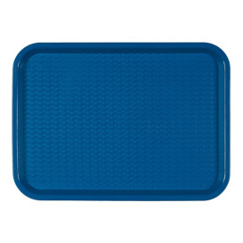 Bandeja de Plastico Fast Food Azul 27,5x35,5cm (1 Uds)
