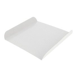 Bandeja de Carton Blanco para Gofres 15x13cm (100 Uds)