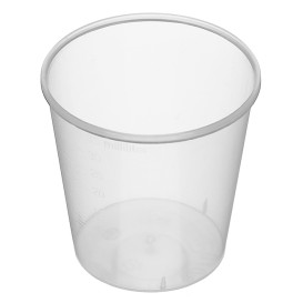 Vaso de Plastico Graduado PP Transp. 35 ml (50 Uds) 