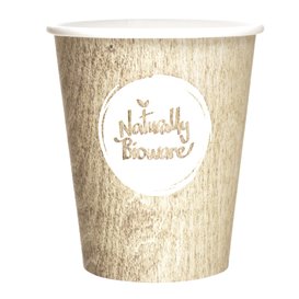 Vaso Carton Eco. BioWare PLA 9 Oz/270ml Ø8,0cm (50 Uds)