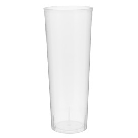 Vaso Tubo Plástico Irrompible PP 300 ml (10 Uds)
