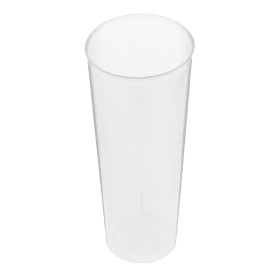 Vaso Tubo Plástico Irrompible PP 300 ml (10 Uds)