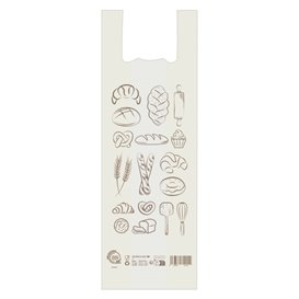 Bolsa Camiseta Pan Home Compost "Bakery" 30x60cm (100 Uds)