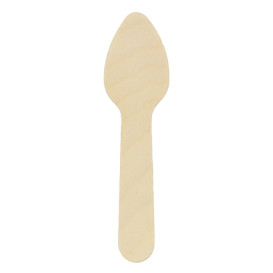 Mini Cuchara de Madera 7,5cm (100 Uds)