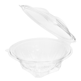 Bol Redondo Bisagra APET Transparente 600ml Ø175mm (46 Uds)