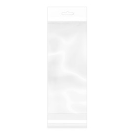 Bolsas BOPP Solapa Adhesiva y Eurotaladro 10,5x28,5cm G160 (100 Uds)