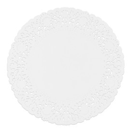 Rodal de Papel Calado Blanco Litos Ø180mm (250 Uds)