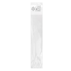 Bolsas de Plástico Biorientado con Solapa Adhesiva 3x17 cm G-160 (100 Uds)