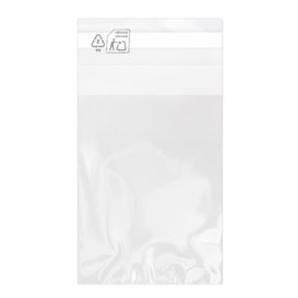 Bolsas de Plástico Biorientado con Solapa Adhesiva 7x10 cm G-160 (100 Uds)