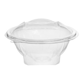 Bol Redondo Bisagra APET Transparente 500ml Ø156mm (50 Uds)