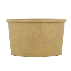 Tarrina Cartón Kraft para Salsas 50ml Ø6,3cm (50 Uds)