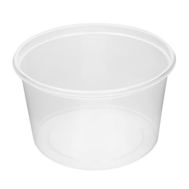 Tarrina de Plástico Transparente 300ml Ø10,5cm (100 Uds)