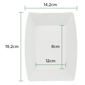 Barqueta 525ml Kraft 12,2x8x5,5cm (25 Uds)