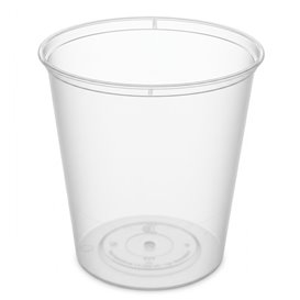Tarrina de Plástico PP Transparente con Tapa 1.000ml (25 Uds)