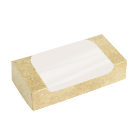 Envase de Cartón Rectangular PackiPack Vision Kraft 18x6x6cm (50 Uds)