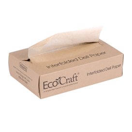 Envuelta Papel Antigrasa Kraft en Dispensador 20,6x27cm (500 Uds)