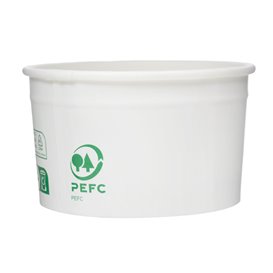 Tarrina de Cartón para Helados Ecológica 100ml (65 Uds)