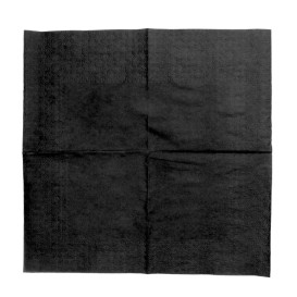 Servilleta de Papel Cocktail 20x20cm Negra (100 Uds)