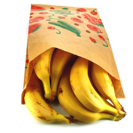 Bolsa Kraft para Fruta 22+12x36cm (100 Uds)