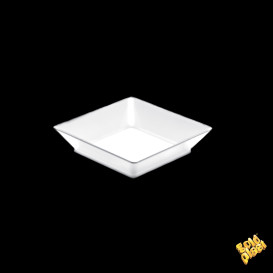 Plato Degustacion "Small" Blanco 45 ml (25 Uds)