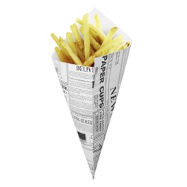 Cono de Papel Antigrasa Times 240mm 100g (2.000 Uds)