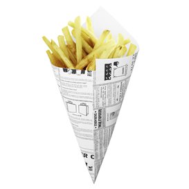 Cono de Papel Antigrasa Times 295mm 250g (250 Uds)