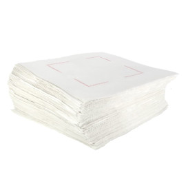 Servilleta de Papel Sulfito Blanca 25x25cm (7500 Uds)
