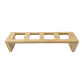 Bandeja de Bambu 6x5x1,5cm (10 Uds)
