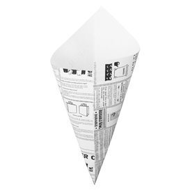 Cono de Papel Antigrasa Times 295mm 250g (250 Uds)