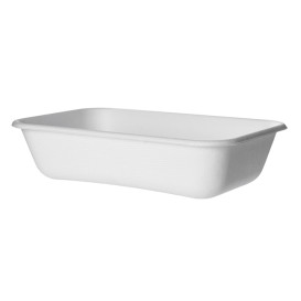 Envase Ecológico Blanco 940ml 21,5x14,0x5,0 cm (50 Uds)