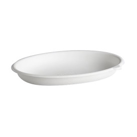 Envase Ecológico Oval Blanco 710ml (50 Uds)