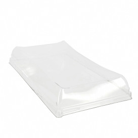 Tapa de Plastico para Bandeja de 12x22cm (300 Uds)