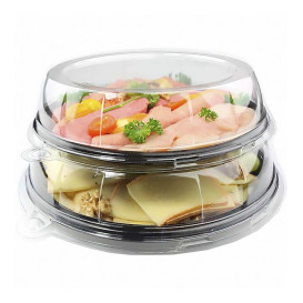 Tapa de Plastico Transparente para Plato 23x5cm (125 Uds)