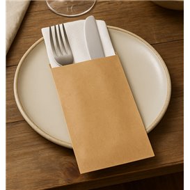 Sobre Portacubiertos Kraft 11x24cm (1000 Uds)