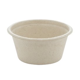 Tarrina de Caña de Azucar Natural Ø6,0cm 60ml (100 Uds)