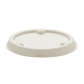 Tapa Tarrina 60ml Caña de Azúcar Natural Ø6,0cm (100 Uds)