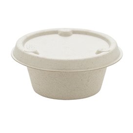 Tapa Tarrina 60ml Caña de Azúcar Natural Ø6,0cm (2000 Uds)