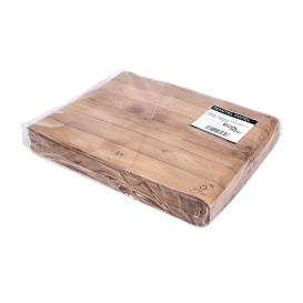 Mantel Individual de Papel Kraft "Madera" 30x40cm 40g/m² (1.000 Uds)