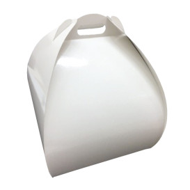 Caja Mariposa Para Tarta Alta Blanco 32x32x32cm (100 Uds)