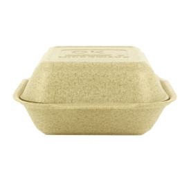Envase Hamburguesa XPP Beige 15x15x7cm (500 Uds)