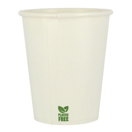 Vaso Cartón Plastic Free 7 Oz/210ml Blanco Ø7cm (1.000 Uds)