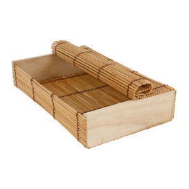 Envase de Bambú para Sushi 23x13x4,5cm (24 Uds)