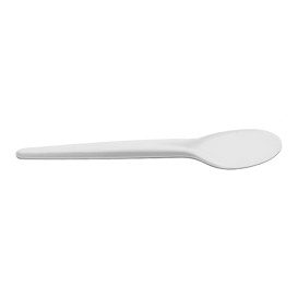 Cuchara de Papel Blanco 17cm (50 Uds)