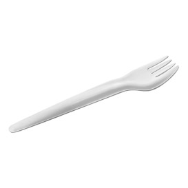 Tenedor de Papel Blanco 17cm (1.000 Uds)